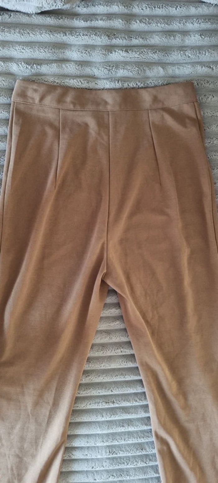 Pantalon beige foncé/marron - photo numéro 3