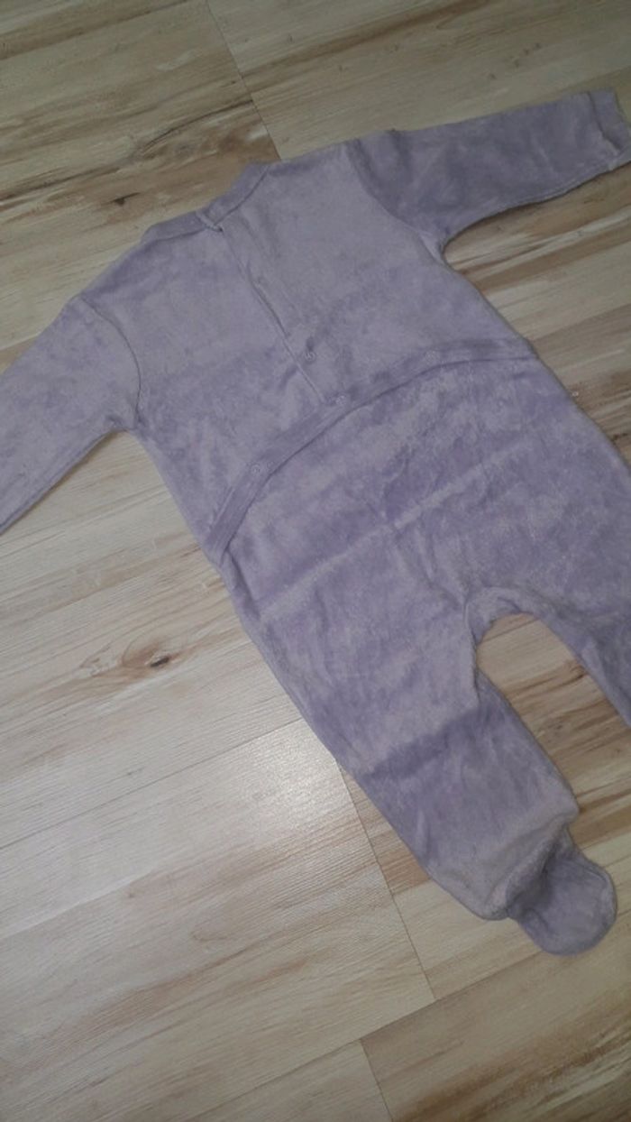 Pyjama velours lilas - photo numéro 3