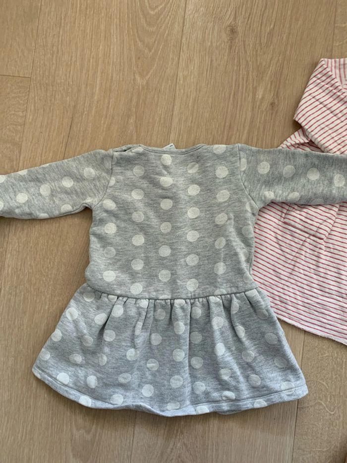 Lot 2 robes petit bateau 18 mois - photo numéro 4