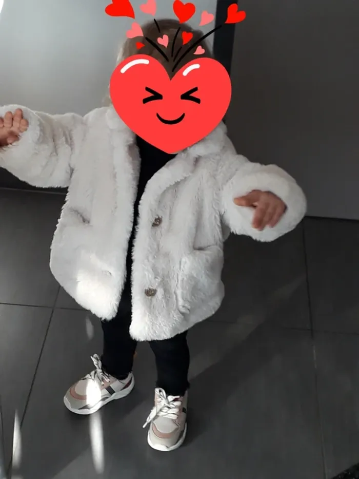 Manteau en fourrure Mango kids - photo numéro 18