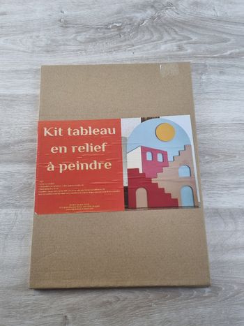 Kit tableau en relief à peindre