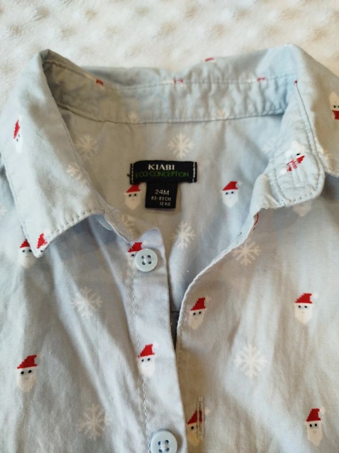 Chemise Noël 24 mois Kiabi - photo numéro 3