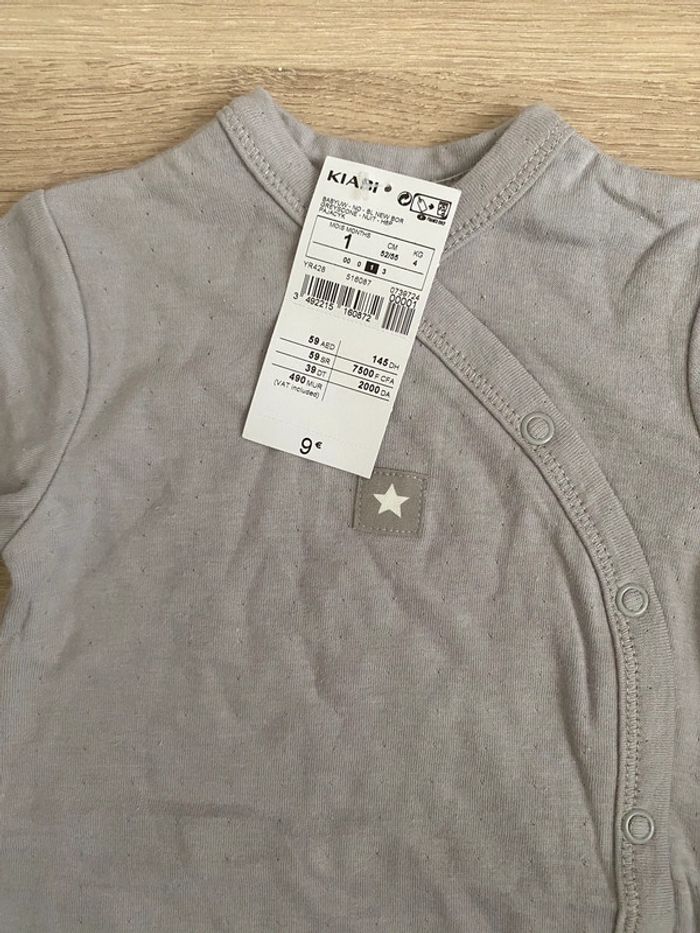 Pyjama coton 1 mois - photo numéro 2