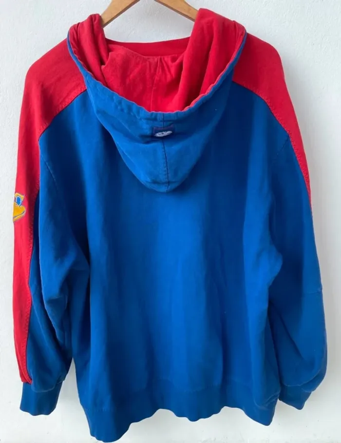 Rare Majestic vintage hoodie varsity US Sport Kansas University Men’s XL - photo numéro 7