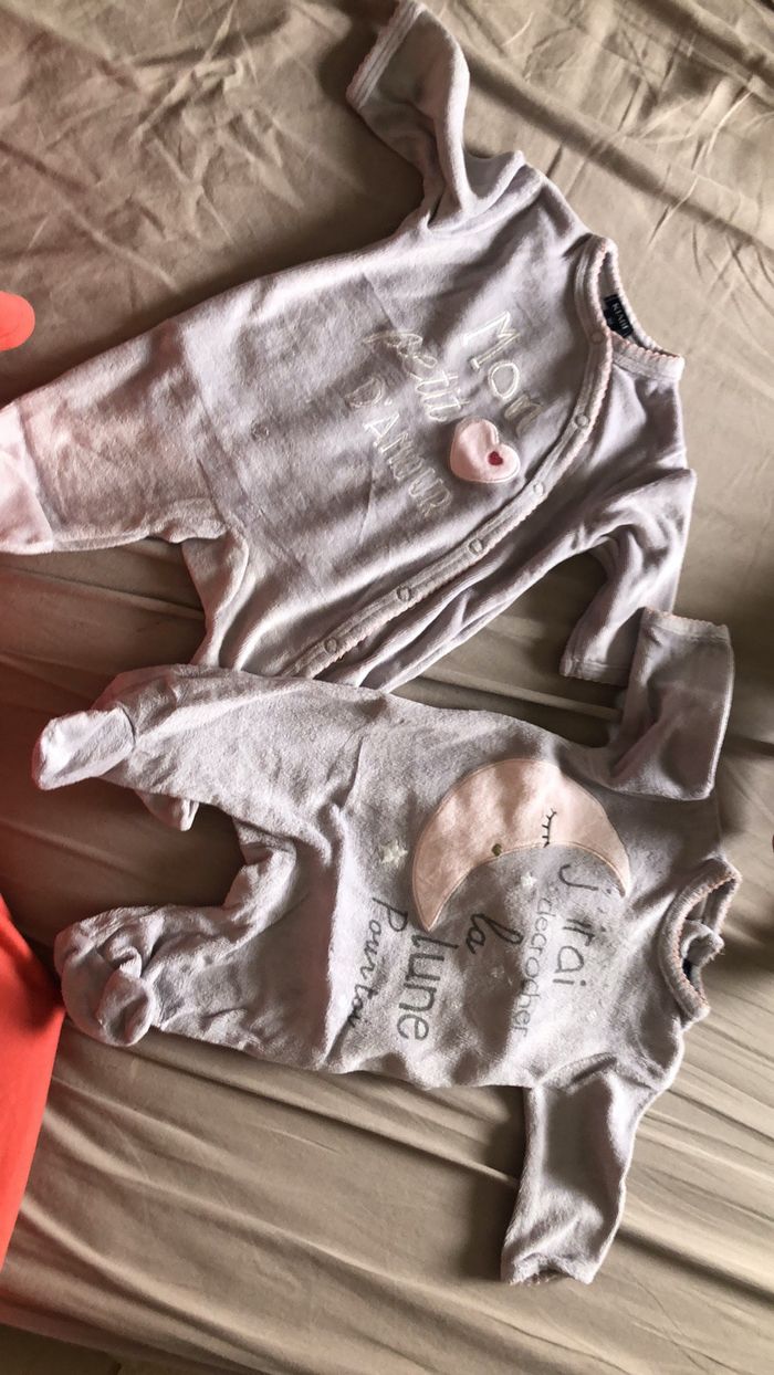 Lot de 11 pyjamas velours - photo numéro 3