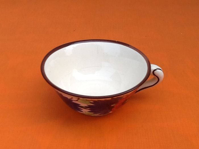 Tasse / Soucoupe à Déjeuner Faïence à décor floral - photo numéro 2