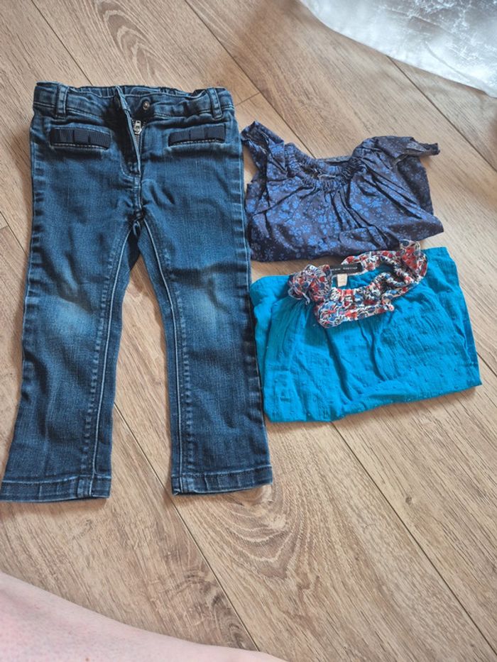 Lot fille liberty 24 mois