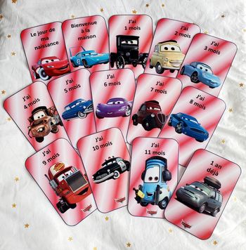 Cartes étape - Cars