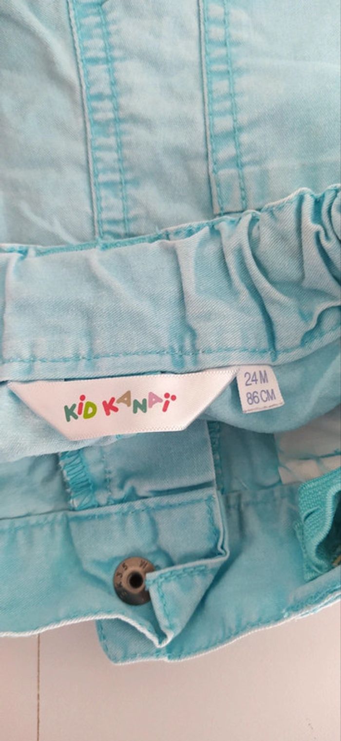 Short bleu pétant 24 mois - photo numéro 4