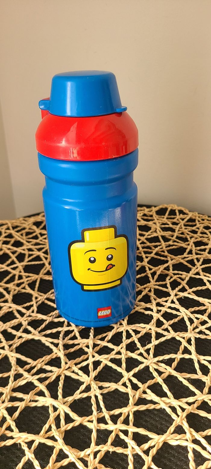 LEGO conique Classic Gourde, Bleu Vif, Rouge