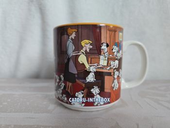 Tasse / Mug / Cup scène Disney Classics 101 Dalmatiens Pongo Perdita Dalmatians
