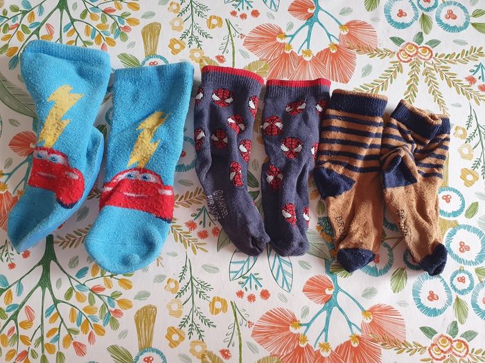 3 chaussettes 23/26 - photo numéro 2