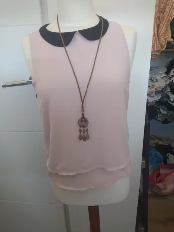 Top rose poudré Pull &Bear S