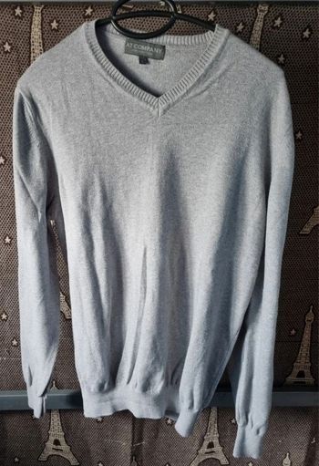 Pull gris taille L