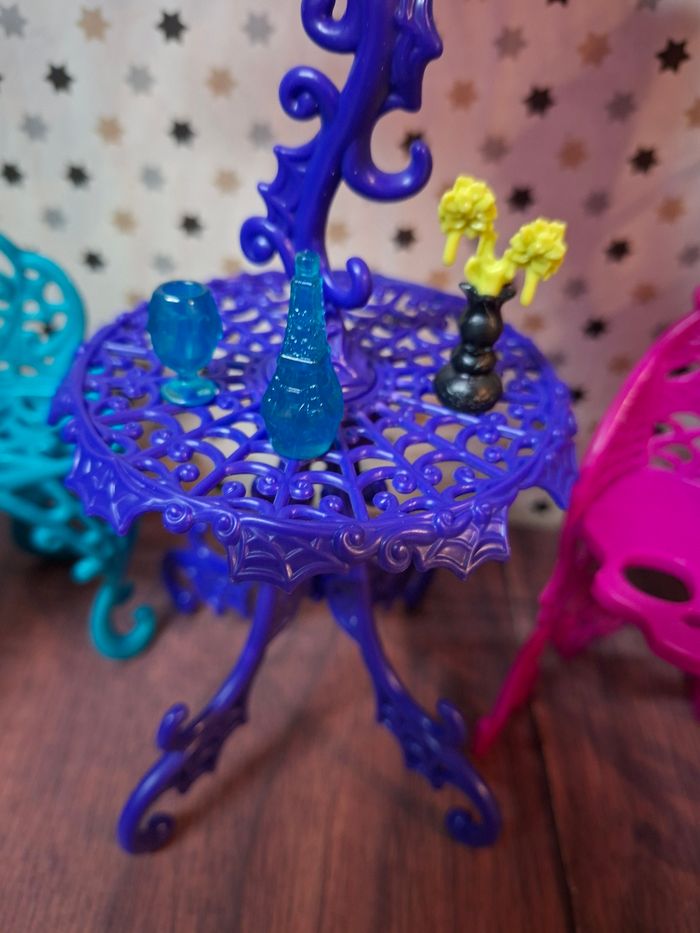 Monster high chariot de café scaris avec accessoires - photo numéro 3