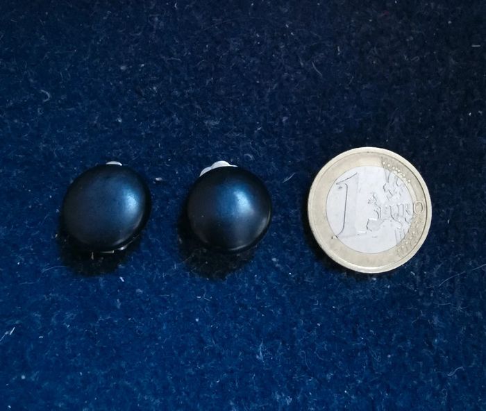 Petits clips ronds noirs - photo numéro 3