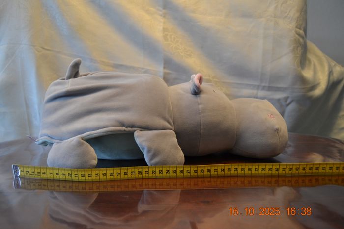 Peluche réversible hippopotame et crocodile - photo numéro 7
