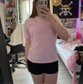 T-shirt rose, BZB , Demon Slayer