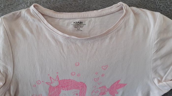 tee shirt sirène 6 ans - photo numéro 2