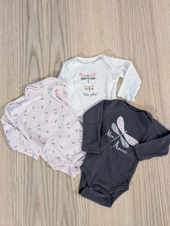 Lot de bodies manches longues