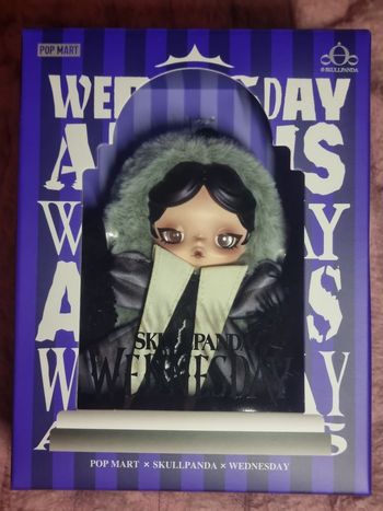 SKULLPANDA X WEDNESDAY PLUSH POPMART 