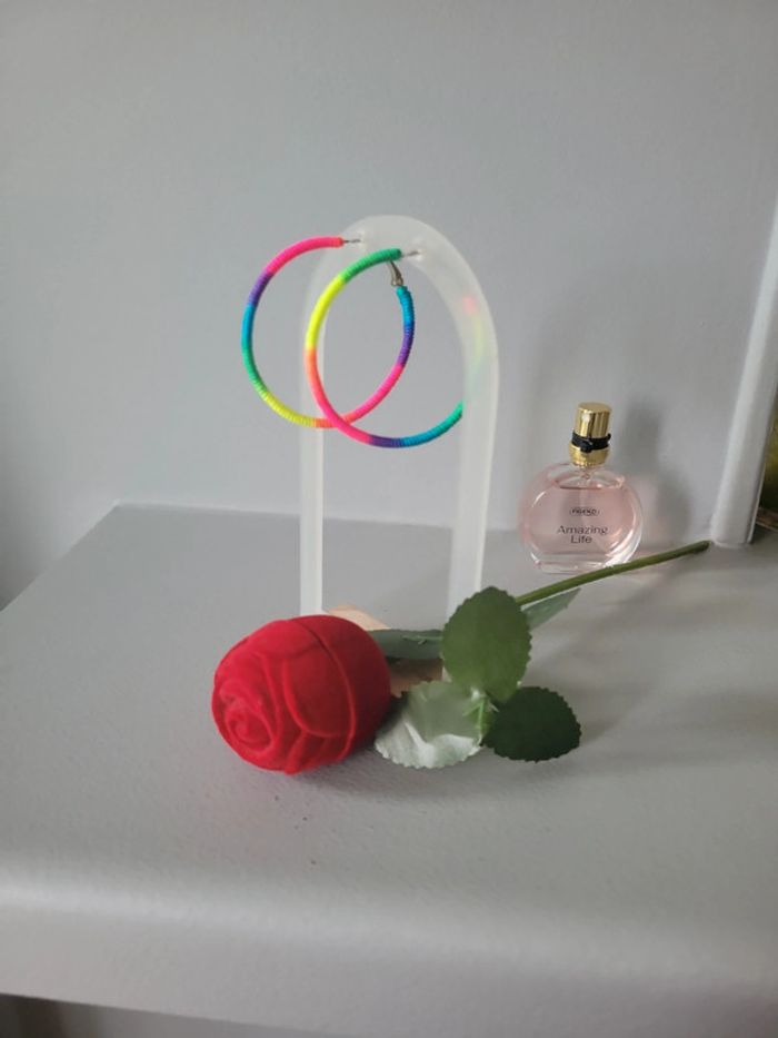 Clips d été multicolores créoles