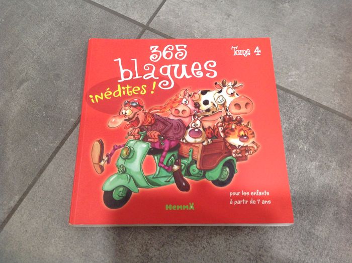 Livre "365 blagues inédites pour les enfants" Tome 4
