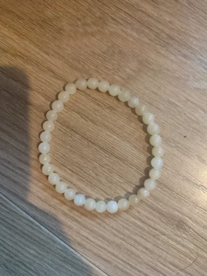 Bracelet en calcite jaune - photo numéro 2