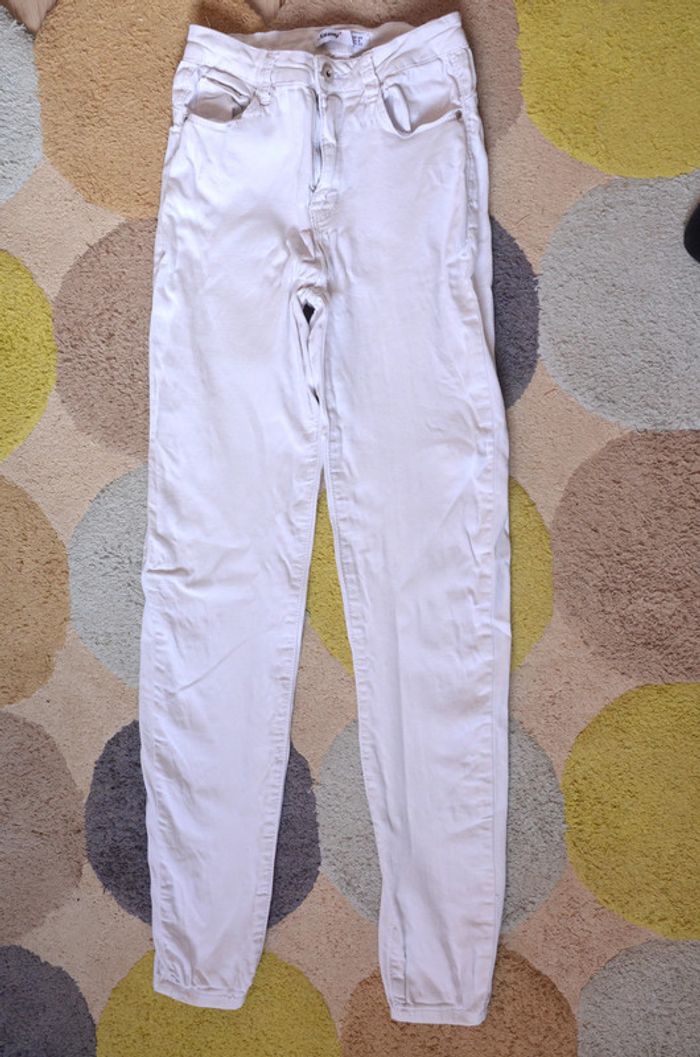 Jean 34 blanc Naumy