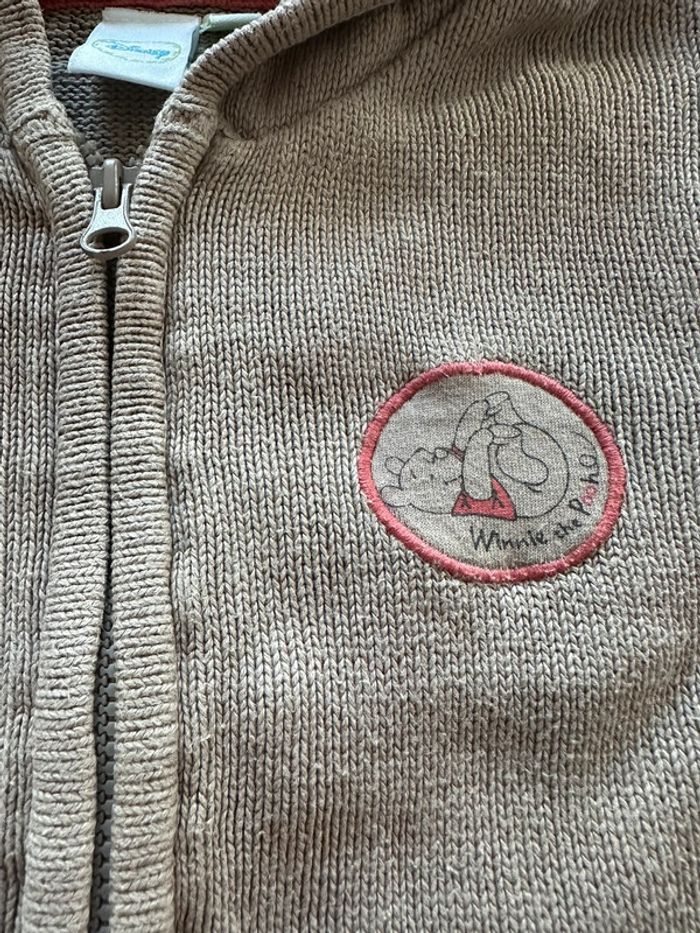 Gilet zippé à capuche en maille - 9 mois - Disney - photo numéro 3