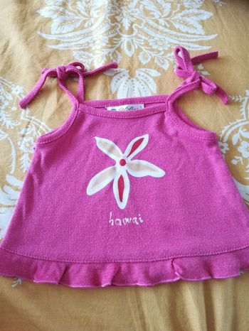 Débardeur fille 1 mois