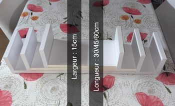 3 étagères murales