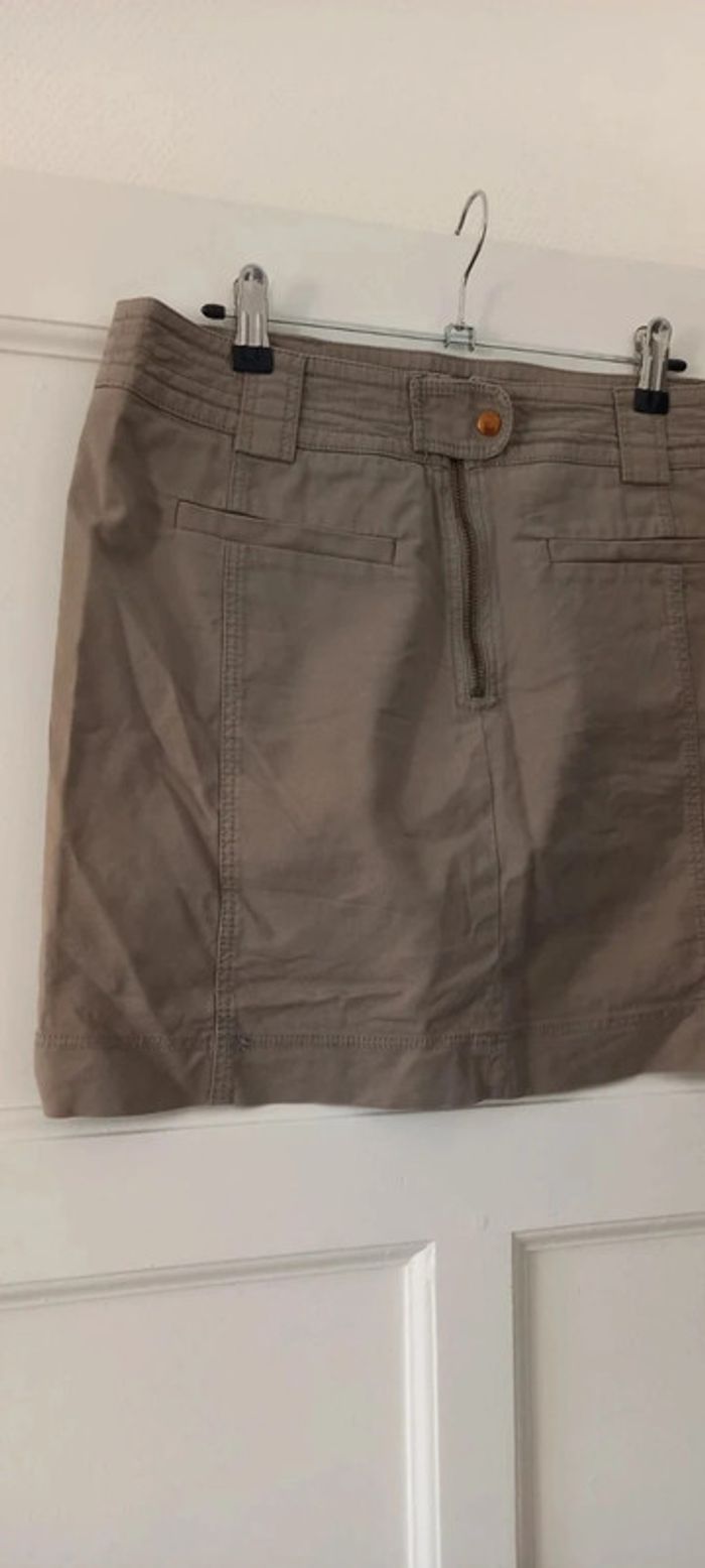Jupe beige Tara Jarmon 42 - photo numéro 3