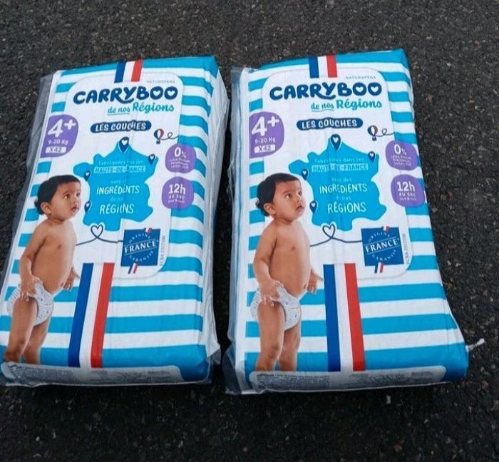 Couches carryboo taille 4+