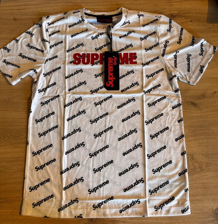 t-shirt manches courtes homme SUPREMe taille L neuf sous blister avec étiquettes - photo numéro 3