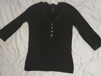 T-shirt manches trois quart