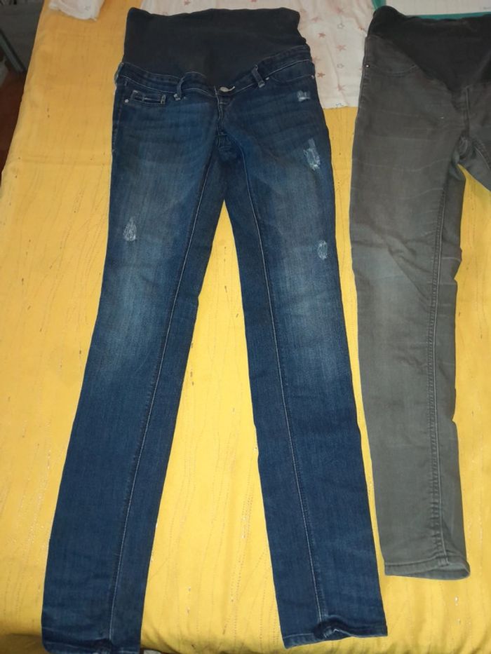 Lot🤰 spécial grossesse 🤰3 jeans slim + 1 chemise de nuit - photo numéro 5
