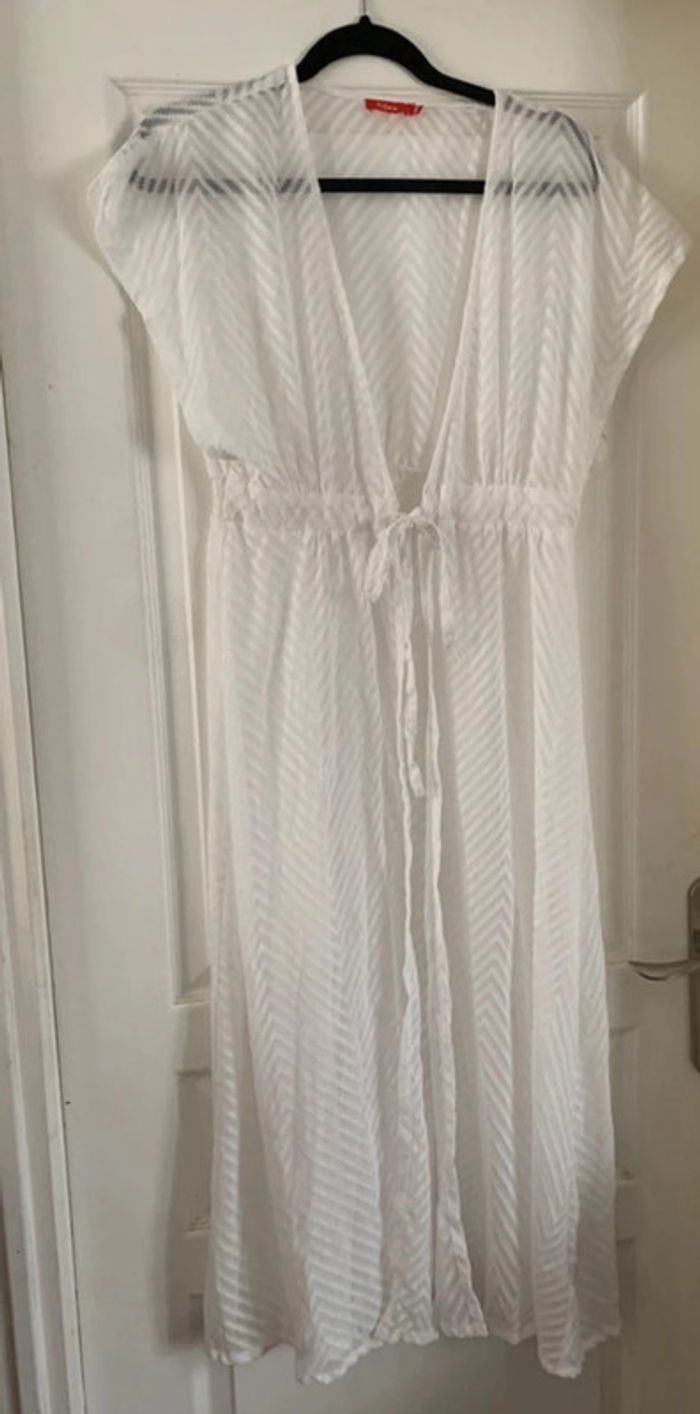 Déshabillé blanc S/M Tissaïa