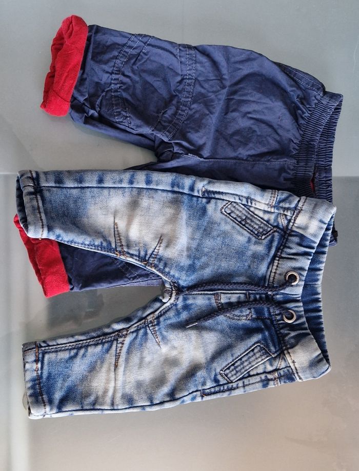 Lot de 2 Pantalons Garçon 6 mois