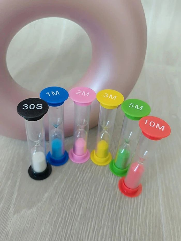 Lot de 6 Sabliers - photo numéro 2