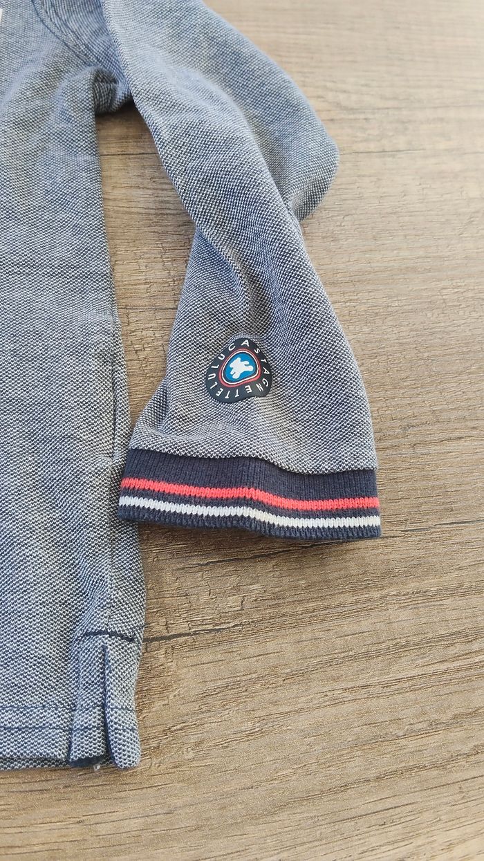 Polo tee-shirt Lulu castagnette 3 ans - photo numéro 3