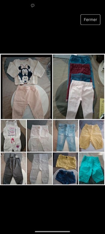 Lots en 6 mois en très bon état Disney