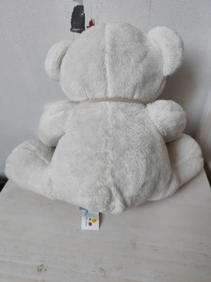 Peluche ourson LOVE 24 cm - photo numéro 3