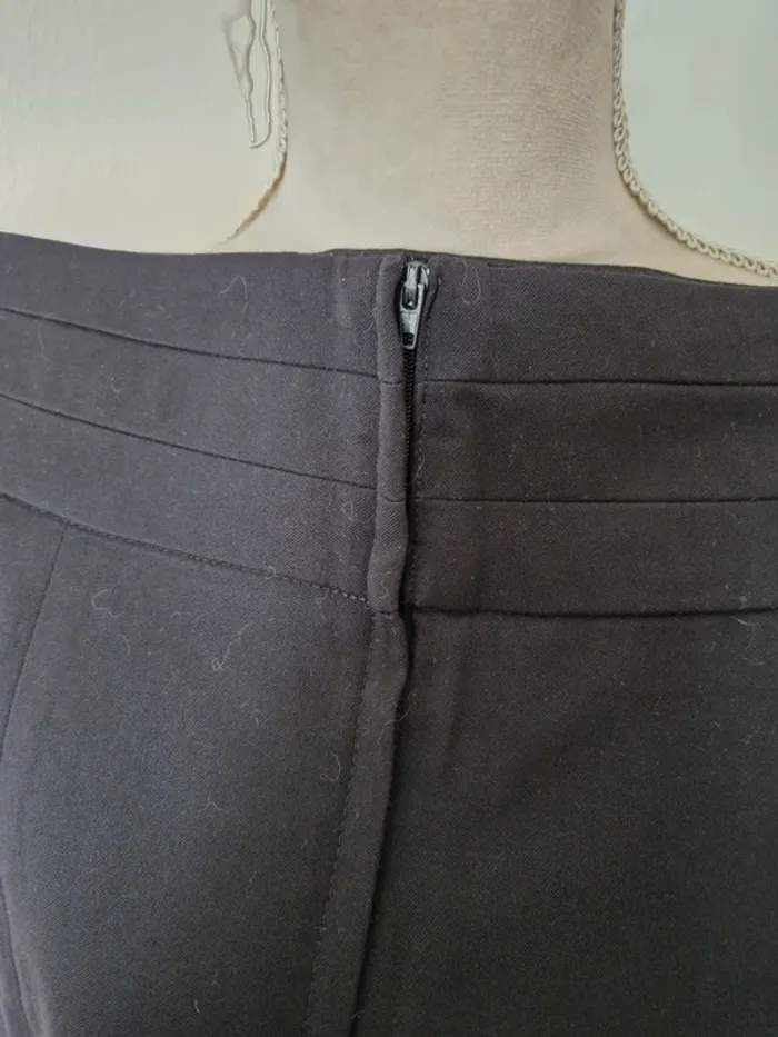 Jupe tailleur habillé h&m taille 46 noir - photo numéro 3