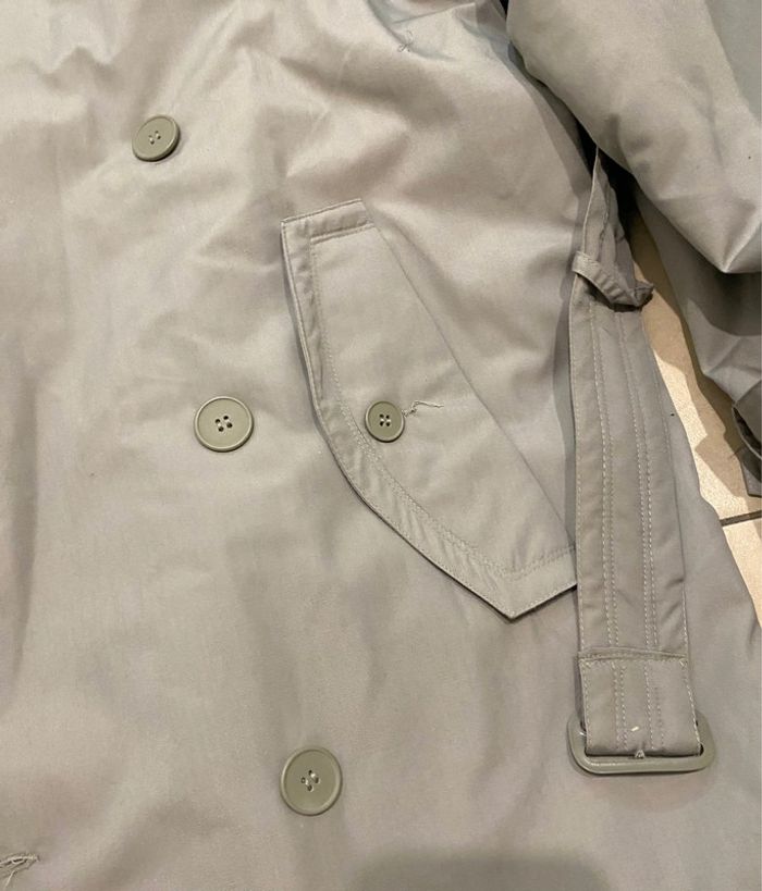 Trench Coat Long Mixte Taille 40-42 Coupe Loose - photo numéro 15