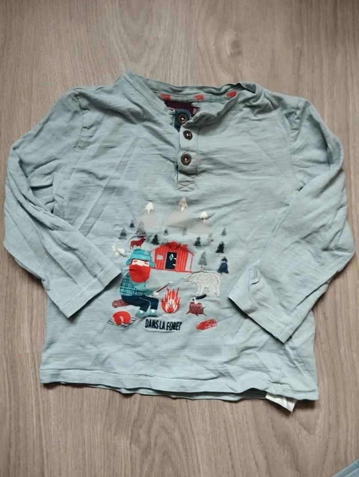 Lit de 4 tee shirts manches longues 4 ans - photo numéro 5