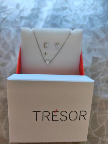 Parure bracelet + boucles d'oreilles 