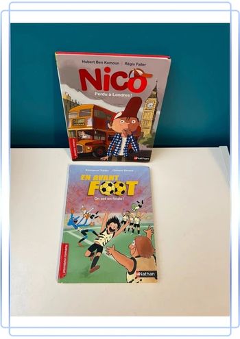 2 livres premiers romans Nathan