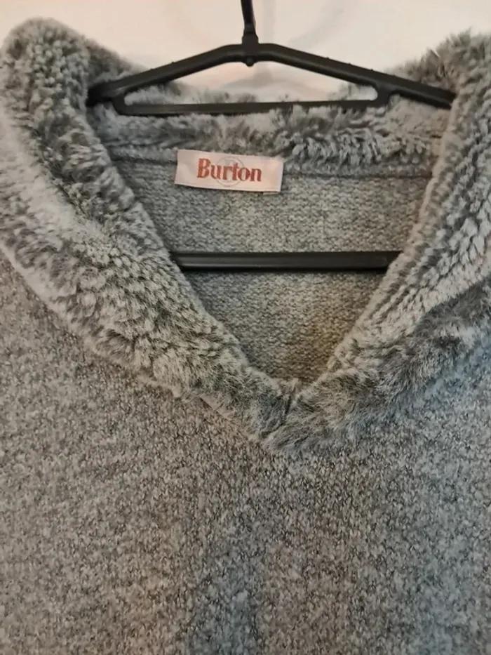 Pull gris Burton taille L - photo numéro 3