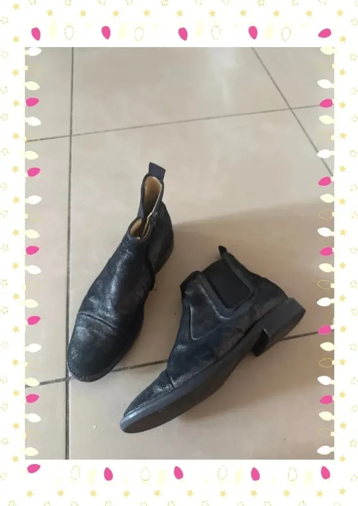 Bottines enfant Pom d’Api – Taille 33 - photo numéro 3